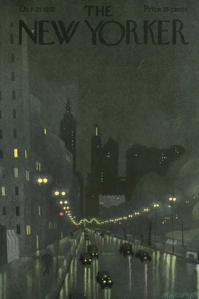 Постер с обложкой The New Yorker 29.10.1932