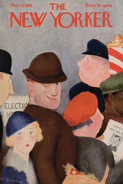 Постер с обложкой The New Yorker 05.11.1932