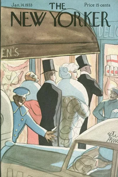 Постер с обложкой The New Yorker 14.01.1933
