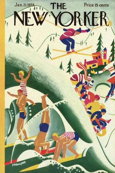 Постер с обложкой The New Yorker 21.01.1933