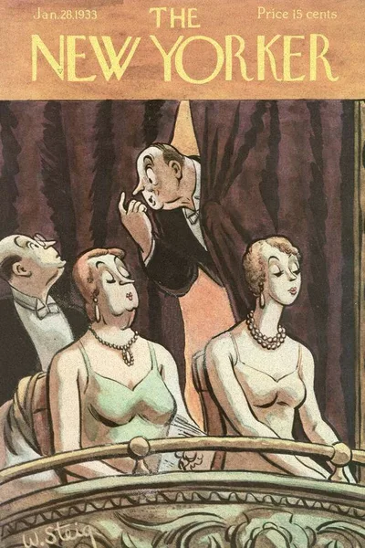 Постер с обложкой The New Yorker 28.01.1933