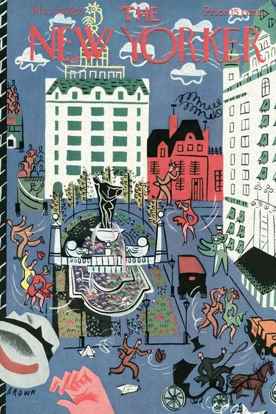 Постер с обложкой The New Yorker 25.03.1933