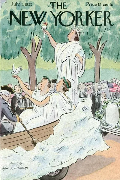 Постер с обложкой The New Yorker 01.07.1933