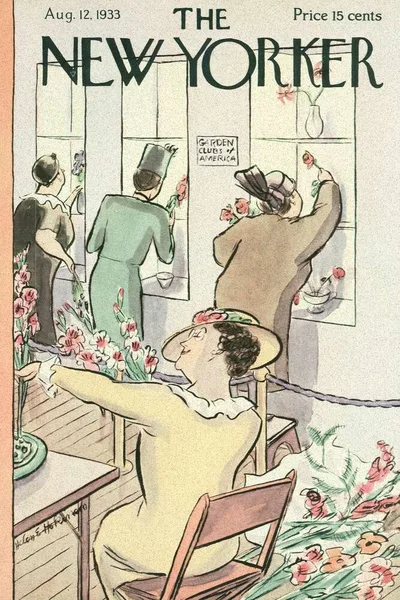 Постер с обложкой The New Yorker 12.08.1933