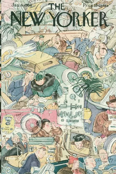 Постер с обложкой The New Yorker 06.01.1934