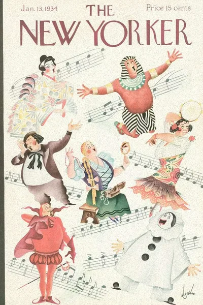 Постер с обложкой The New Yorker 13.01.1934
