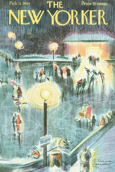 Постер с обложкой The New Yorker 03.02.1934