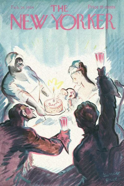 Постер с обложкой The New Yorker 24.02.1934
