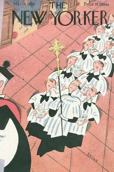 Постер с обложкой The New Yorker 03.03.1934