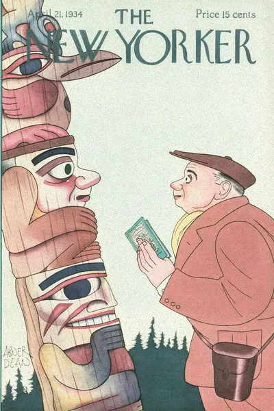 Постер с обложкой The New Yorker 21.04.1934