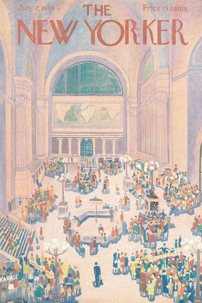 Постер с обложкой The New Yorker 07.07.1934