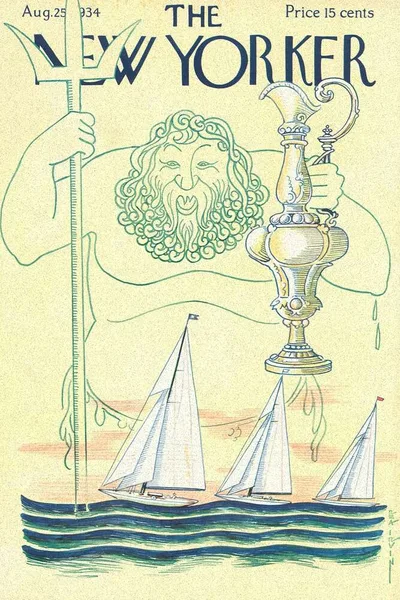 Постер с обложкой The New Yorker 25.08.1934