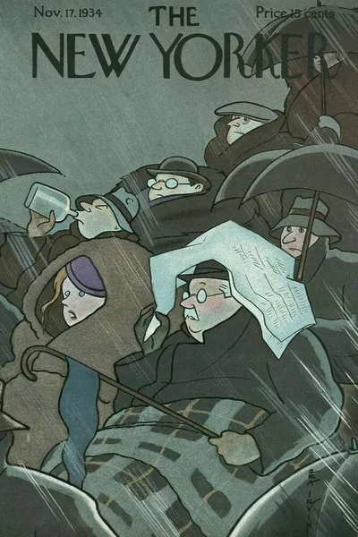 Постер с обложкой The New Yorker 17.11.1934
