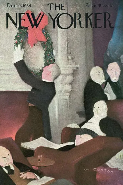 Постер с обложкой The New Yorker 15.12.1934