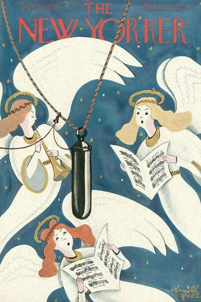 Постер с обложкой The New Yorker 22.12.1934