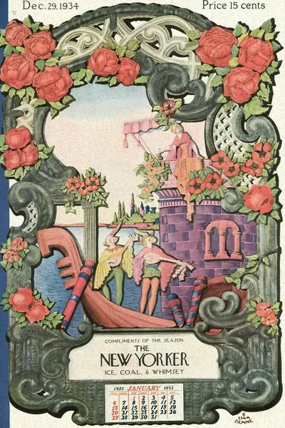 Постер с обложкой The New Yorker 29.12.1934
