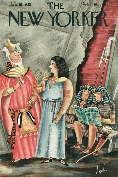 Постер с обложкой The New Yorker 19.01.1935