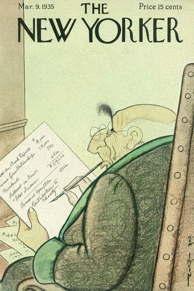 Постер с обложкой The New Yorker 09.03.1935