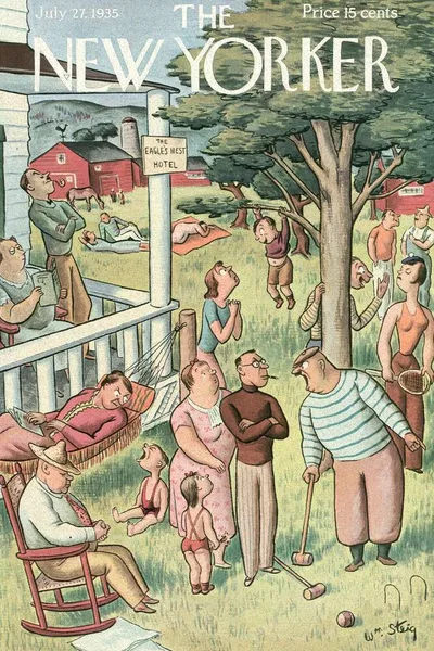Постер с обложкой The New Yorker 27.07.1935