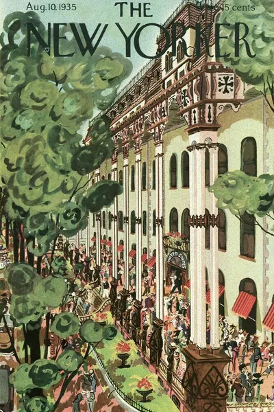 Постер с обложкой The New Yorker 10.08.1935