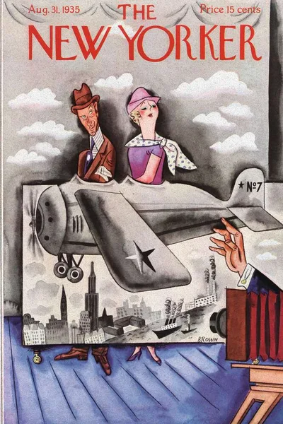 Постер с обложкой The New Yorker 31.08.1935