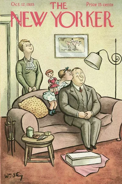 Постер с обложкой The New Yorker 12.10.1935