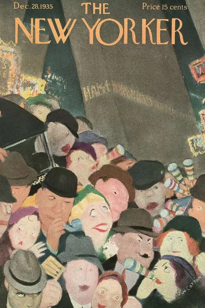 Постер с обложкой The New Yorker 28.12.1935