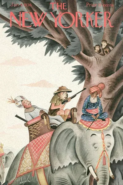 Постер с обложкой The New Yorker 04.01.1936