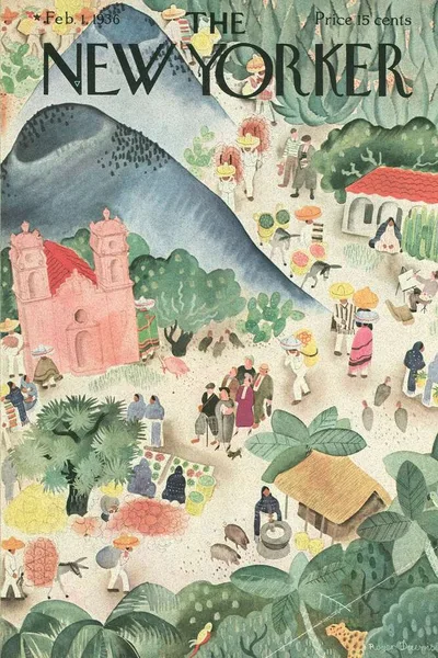 Постер с обложкой The New Yorker 01.02.1936