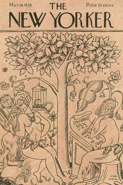 Постер с обложкой The New Yorker 14.03.1936