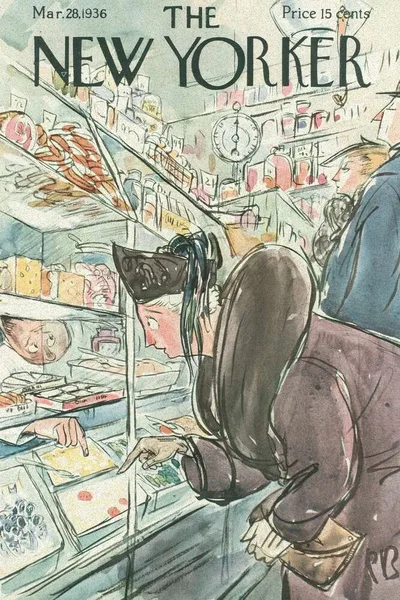 Постер с обложкой The New Yorker 28.03.1936