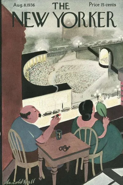 Постер с обложкой The New Yorker 08.08.1936