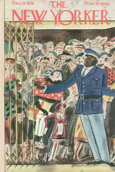 Постер с обложкой The New Yorker 12.12.1936