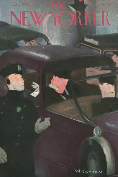 Постер с обложкой The New Yorker 19.12.1936
