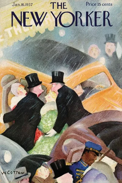Постер с обложкой The New Yorker 16.01.1937