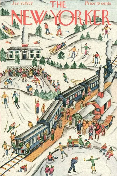 Постер с обложкой The New Yorker 23.01.1937