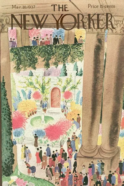 Постер с обложкой The New Yorker 20.03.1937