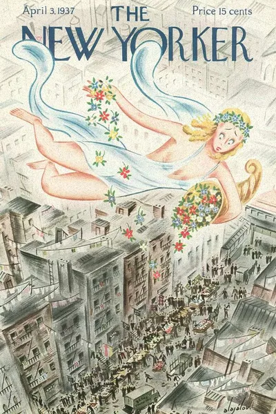 Постер с обложкой The New Yorker 03.04.1937