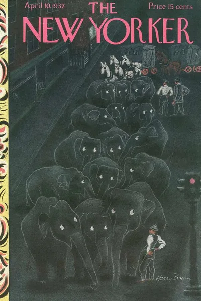 Постер с обложкой The New Yorker 10.04.1937