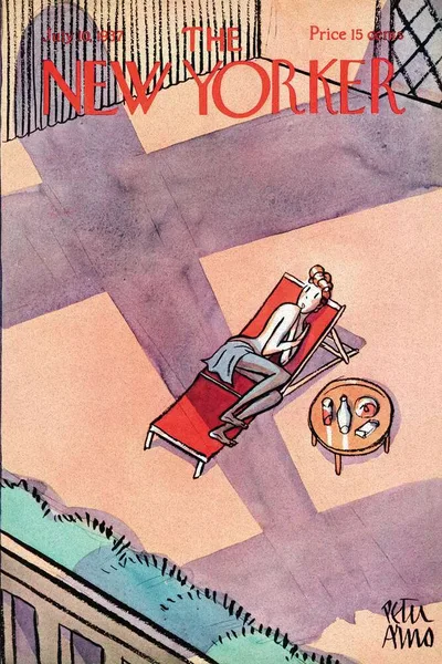 Постер с обложкой The New Yorker 10.07.1937