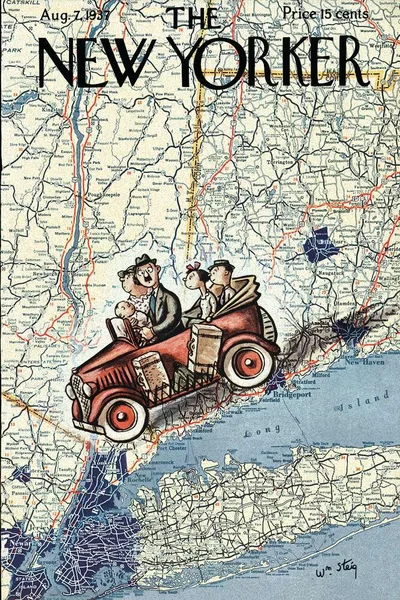 Постер с обложкой The New Yorker 07.08.1937