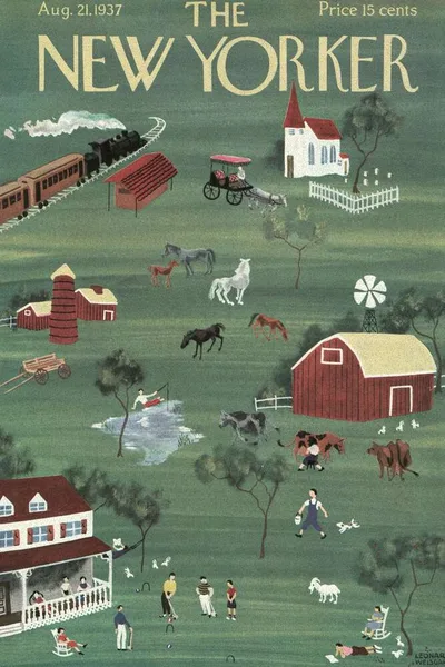 Постер с обложкой The New Yorker 21.08.1937