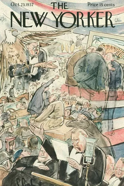 Постер с обложкой The New Yorker 23.10.1937