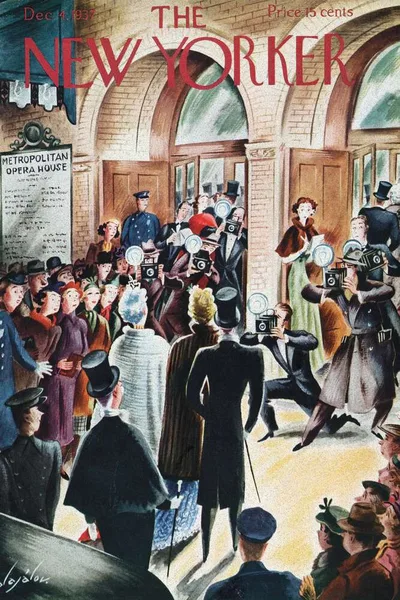 Постер с обложкой The New Yorker 04.12.1937