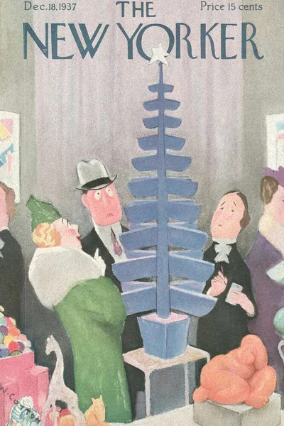 Постер с обложкой The New Yorker 18.12.1937