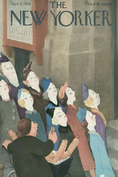 Постер с обложкой The New Yorker 08.01.1938