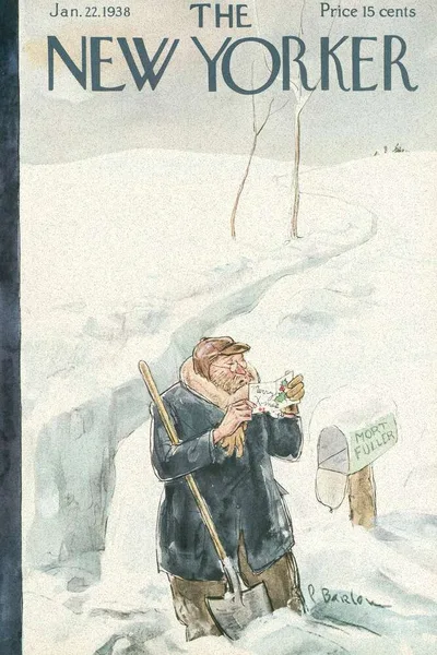 Постер с обложкой The New Yorker 22.01.1938