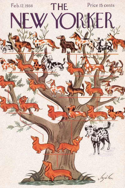 Постер с обложкой The New Yorker 12.02.1938
