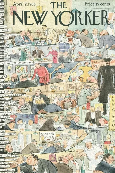 Постер с обложкой The New Yorker 02.04.1938