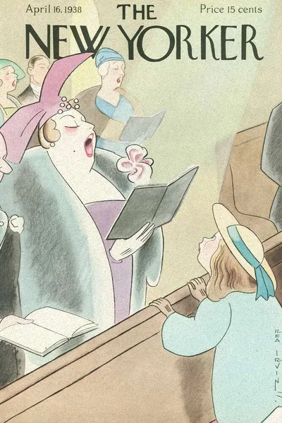 Постер с обложкой The New Yorker 16.04.1938
